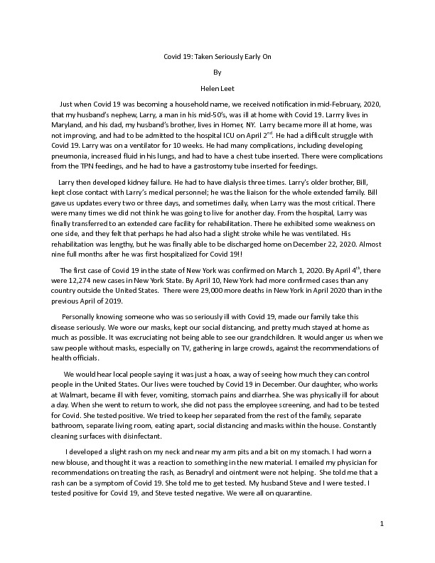 Covid 19 taken serious.pdf